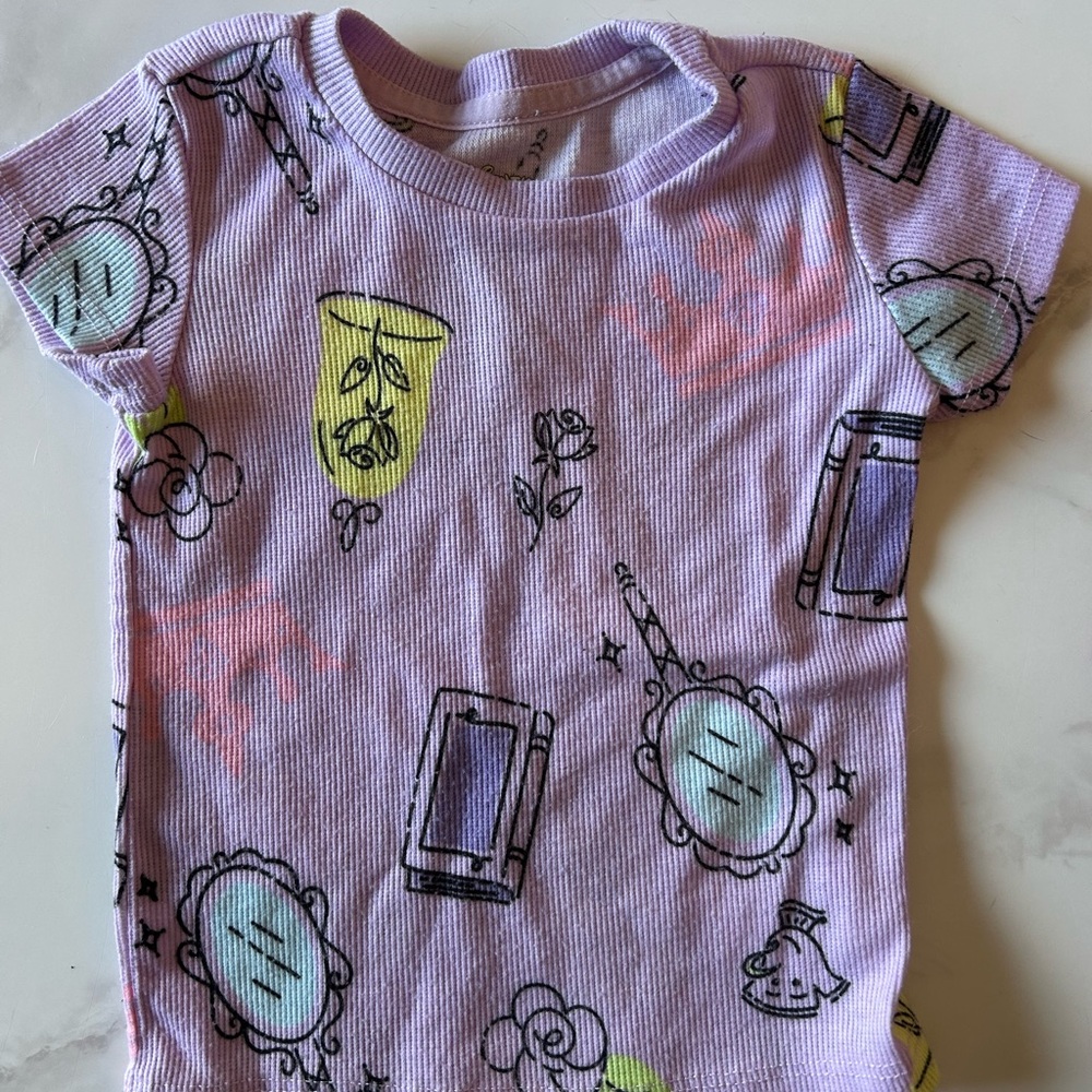 Disney beauty and beast shirt 2T